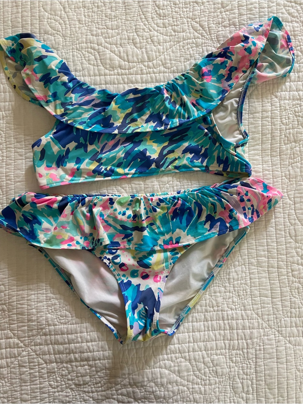 Girl’s Lilly Pulitzer Two-Piece Bathing Suit